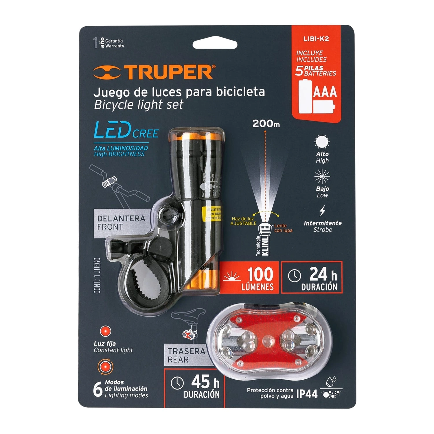 Luces para bicicleta