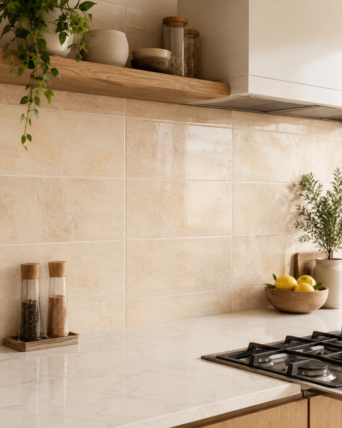 Azulejo Chiapas Beige para baño cocina y paredes interiores