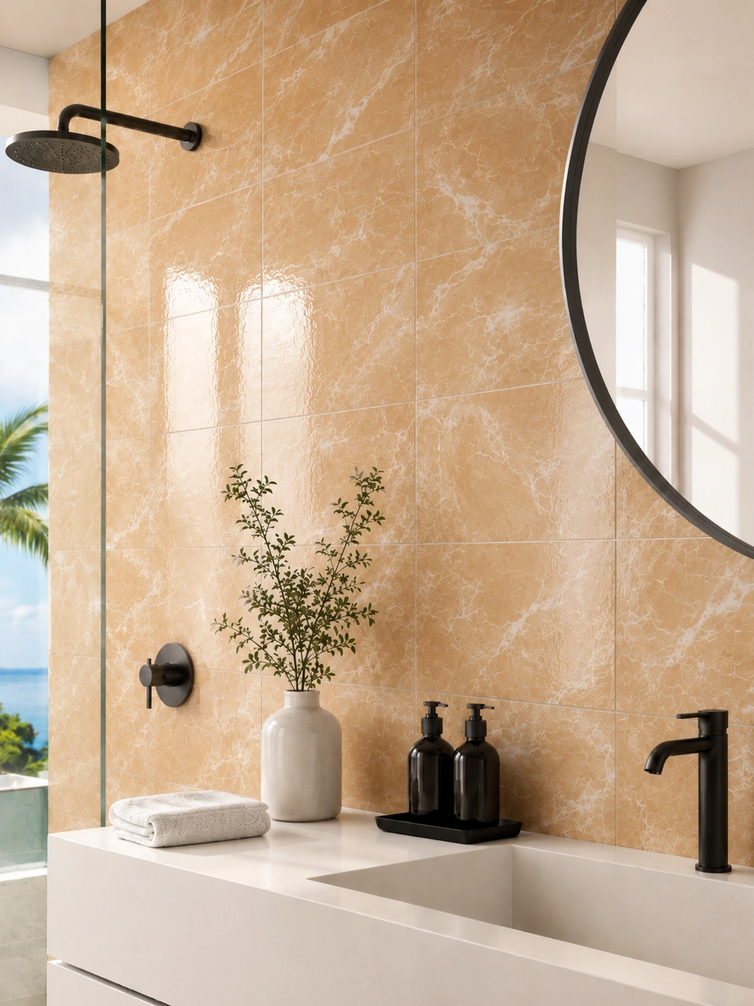 Azulejo Itajai Marfil para baño cocina y paredes interiores
