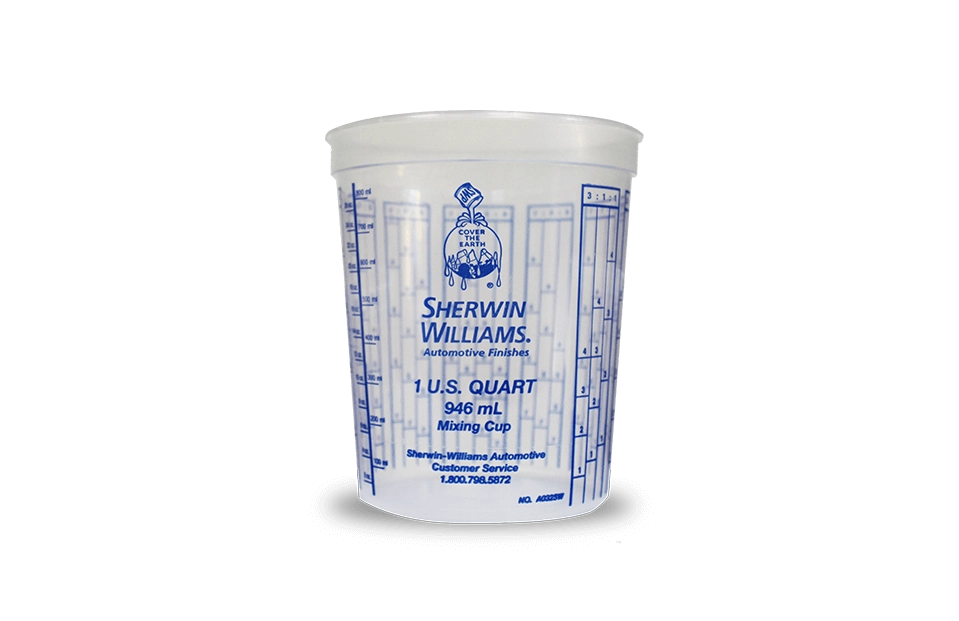 Vasos mezcladores para pintura automotriz