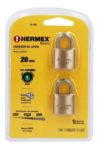 Candados pequeños para caja locker o maleta en Ferretería Vásquez