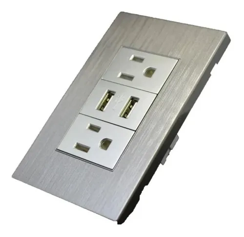 Tomacorriente con USB en Ferretería Vásquez