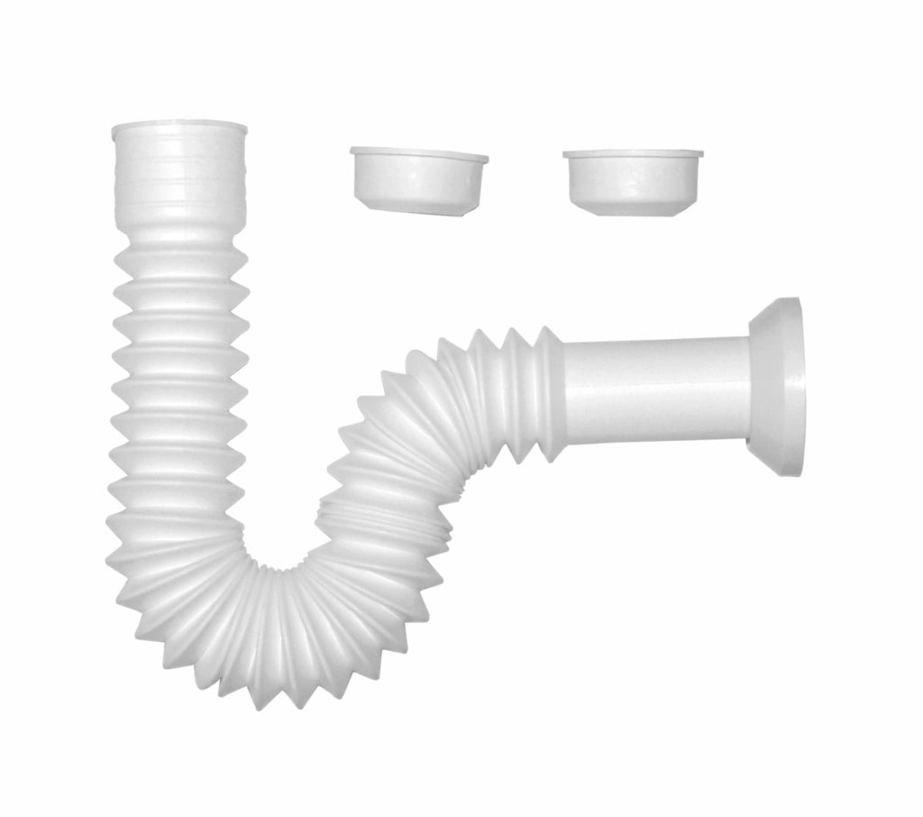Extensión flexible para desagüe en Ferretería Vásquez